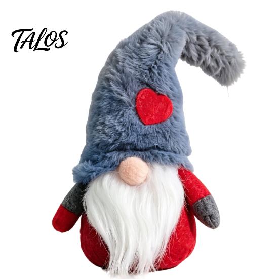 Holiday Gift Ornaments Christmas Faceless Doll Ornament, Plush Gnome Decoration for Home, Xmas Polyester Hanging Decor Figurine with Heart Cap,
