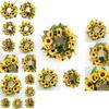 Elegant Artificial Sunflower Wreath Garland For Weddings And Party Decorations