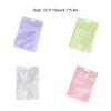 100Pcs Bags Pouches Packaging Macaron Jewelry Sealing Reusable Zipper Packing Storage Earring Bracelet Fashionable