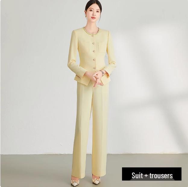 Aishangchen Romantic Heiress Purple Two-Piece Suit - Early Autumn Korean Style