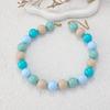 Candy Color Beaded Acrylic Round Bead Choker Necklace For Women Cute Handmade Jewelry