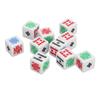 20 Pieces 6 Sided Poker Dice Acrylic Game Dice Set Great for Poker Games Party Supplies Birthday Party Games
