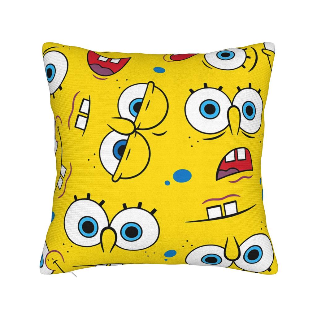 Pillow Cover S-Spongebobeds S-Squarepantsed Sponge Man Vintage Pillow Case For Sofa Home Decor Pillowcases