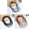 Multilayer Necklace With Acrylic Beads For Women Winter