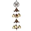 Butterfly Design Alloy Wind Chimes Rustproof Metal Hanging Bells Ornament For Home Office Shop Cultural Decoration