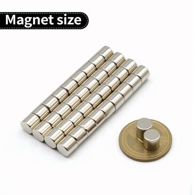 8x8mm Super Strong Neodymium Magnet N35 NdfeB Permanent Magnetic Imanes Round Powerful Magnets Refrigerator Magnet