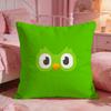 DDuolingos Cute Cartoon Cushion Cover Premium Comfort Reversible Pillow Cove Two In One Design For Any Room  Car Interior