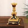 Candlestick Tone Tabletop Ornament Ornate Candle Holder for Decorators, Brides, Home Decor, Wedding,