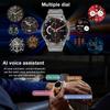 AK57 Waterproof Fitness Bracelet Health Monitor Bluetooth-compatible Call Smart Watch,Steel Strap