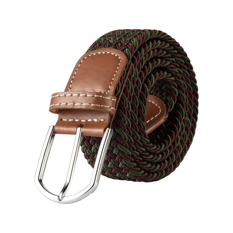 Unisex ocazional tricotat cu cataramă pentru blugi centură de pânză țesătă Curele extensibile elastice extensibile pentru femei bărbați brâu