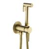 Brass Handheld Toilet Bidet Sprayer Hygienic Shower Faucet Hot and Cold Water Portable Bidet Spray Gun