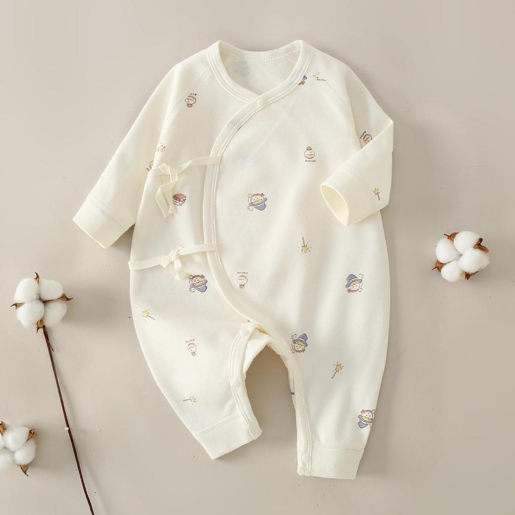 Newborn Baby Jumpsuit - Pure Cotton, Spring & Autumn, 0-6 Months, Base Layer & Crawling Rompers.