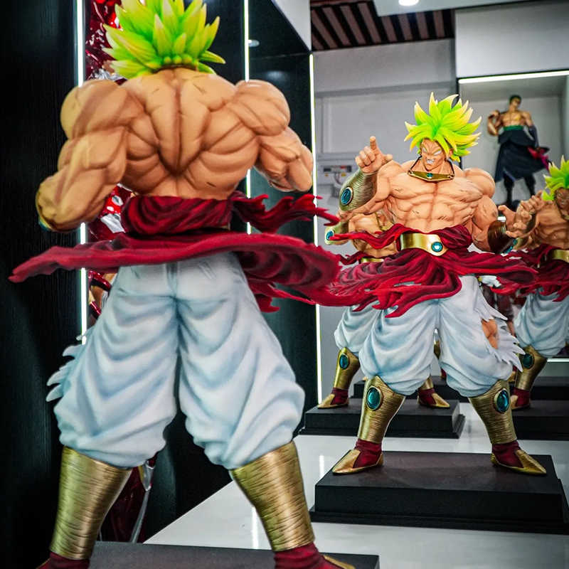 CK&Jt Statue Dragon Ball Z Broly Figure Ssj3 Broly Super Saiyan PVC Action Figures 27cm/19.69inch Collection Mode Toys Gifts