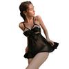 Summer Suspender Nightdress Sexy Pure Desire Wind Transparent Attraction Free Suit Bow Elegant and Comfortable