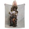Super Warm Blanket Girls Boys Decorative Rapper Theodora Mega Bbl Throw Blanket Flannel Bedspread For Couch Bed Sofa Bed Cover