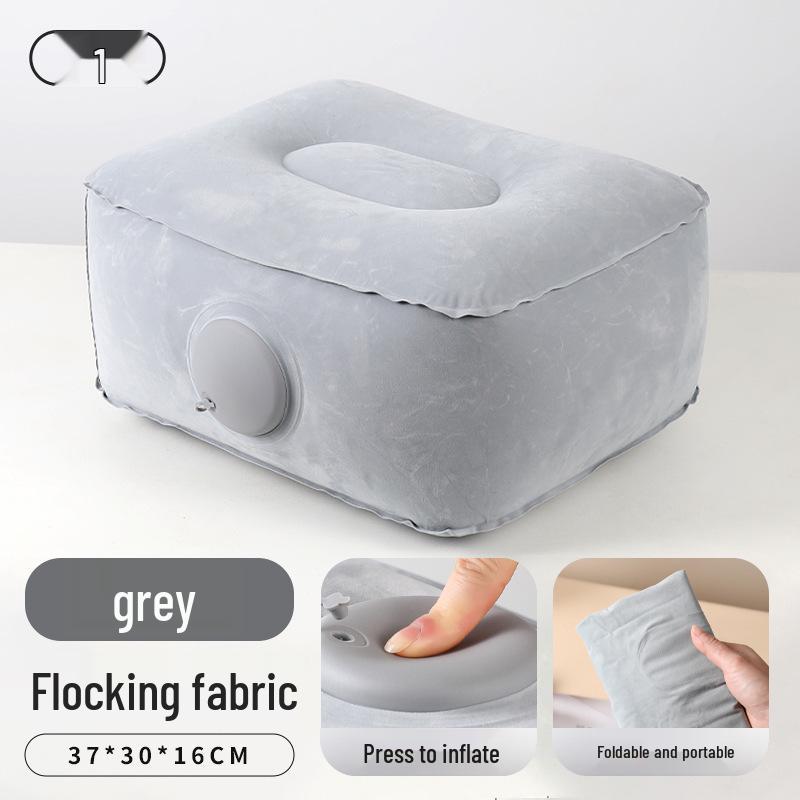 Cojín Inflable para Asiento de Concierto para Niñas Pequeñas - Taburete y Reposapiés Portátil para Exteriores