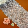 X3198 Factory Supplied Nylon Spandex Stretch Lace Trims Floral Pattern Embroidered Elastic Trims for Bra Lingerie Decoration
