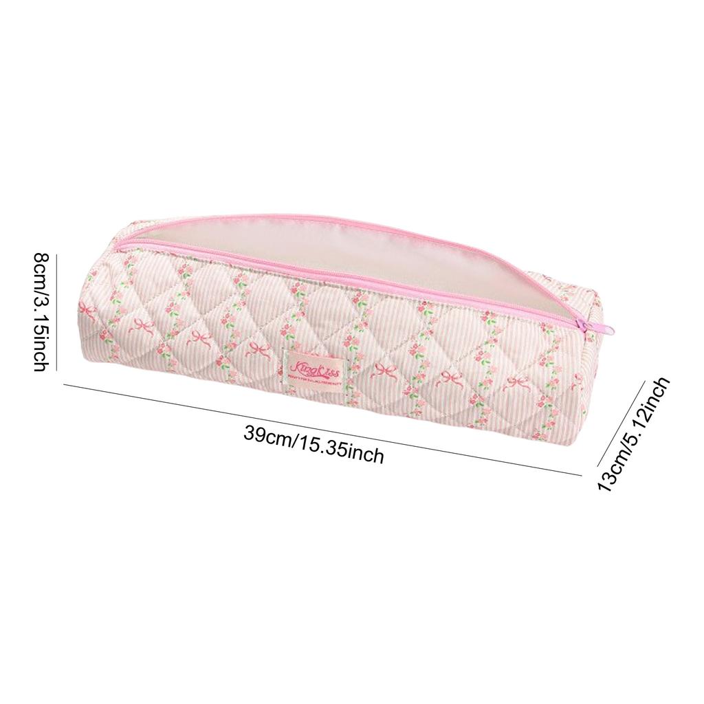 Quilted Travel Storage Bag Shockproof Padded Portable Hair Tools Bag Large Capacity Hair Straightener Container for Home Storage