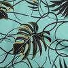 oneOone Cotton Flex Mint Green Fabric Abstract Tropical Leaf Craft Projects Decor Fabric Printed By The Yard 40 Inch