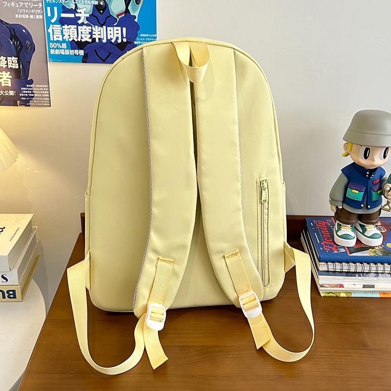 School Bag 2025 New Design Sense Niche Backpack Hamburger Cute Large Capacity Campus School Bag Leisure Travel Backpack
