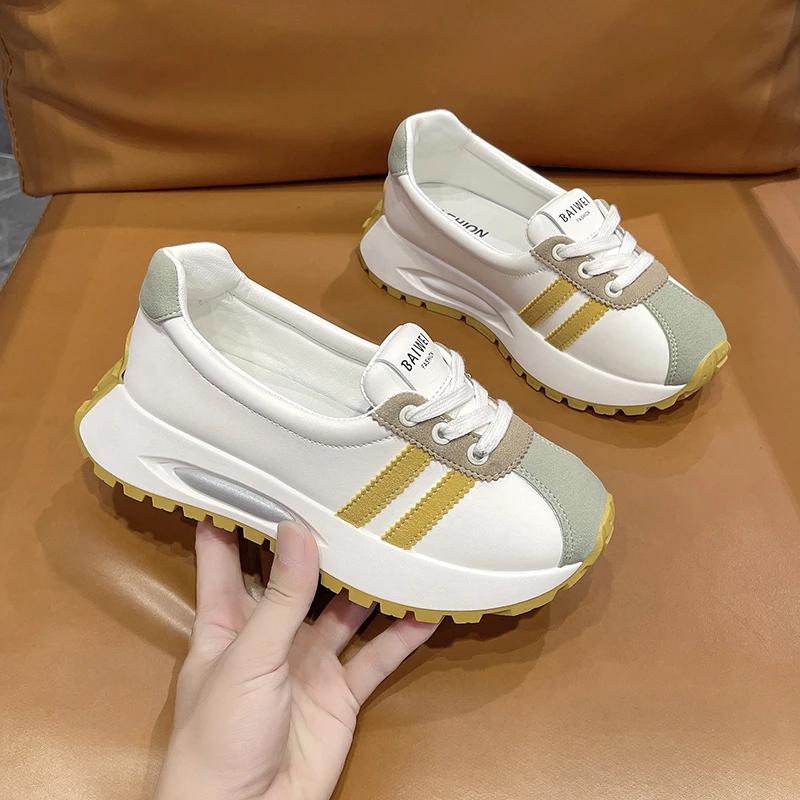 Cross Tieed Mělké Patchwork Lodičky Čtvercová výška špičky Zvyšující se Retro Mary Janes Ležérní Baletní boty Žena Trend Léto