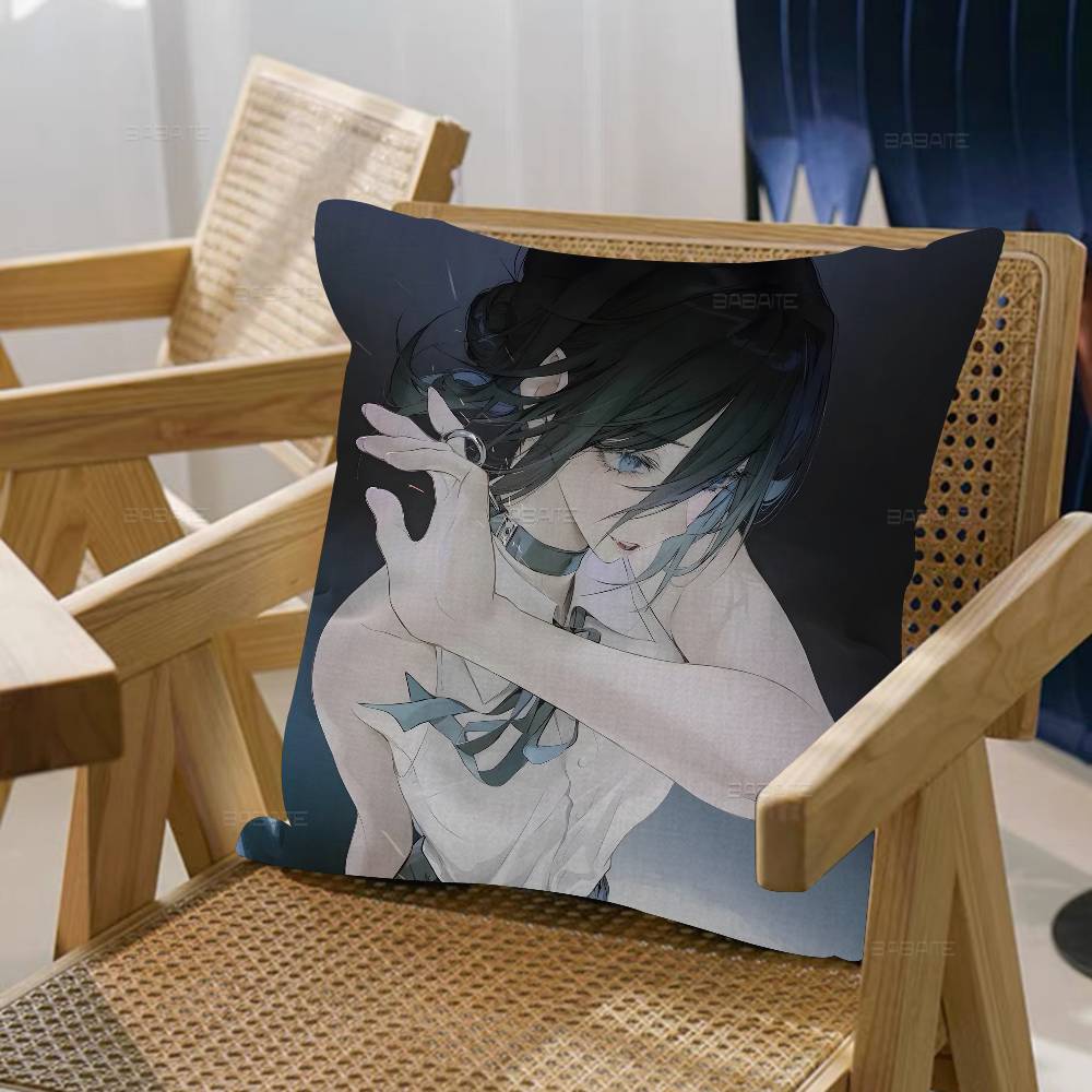 Anime C-Chainsaw M-Man The Movie Reze Arc Pillow Anime Pillow Sofa Bed Head Pillow Cover Cushion Cover 45x45 Cm Fashion