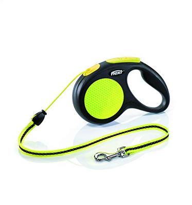 Flexi New Neon Cord Medium (Under 20kg), 5m [Dog Lead]