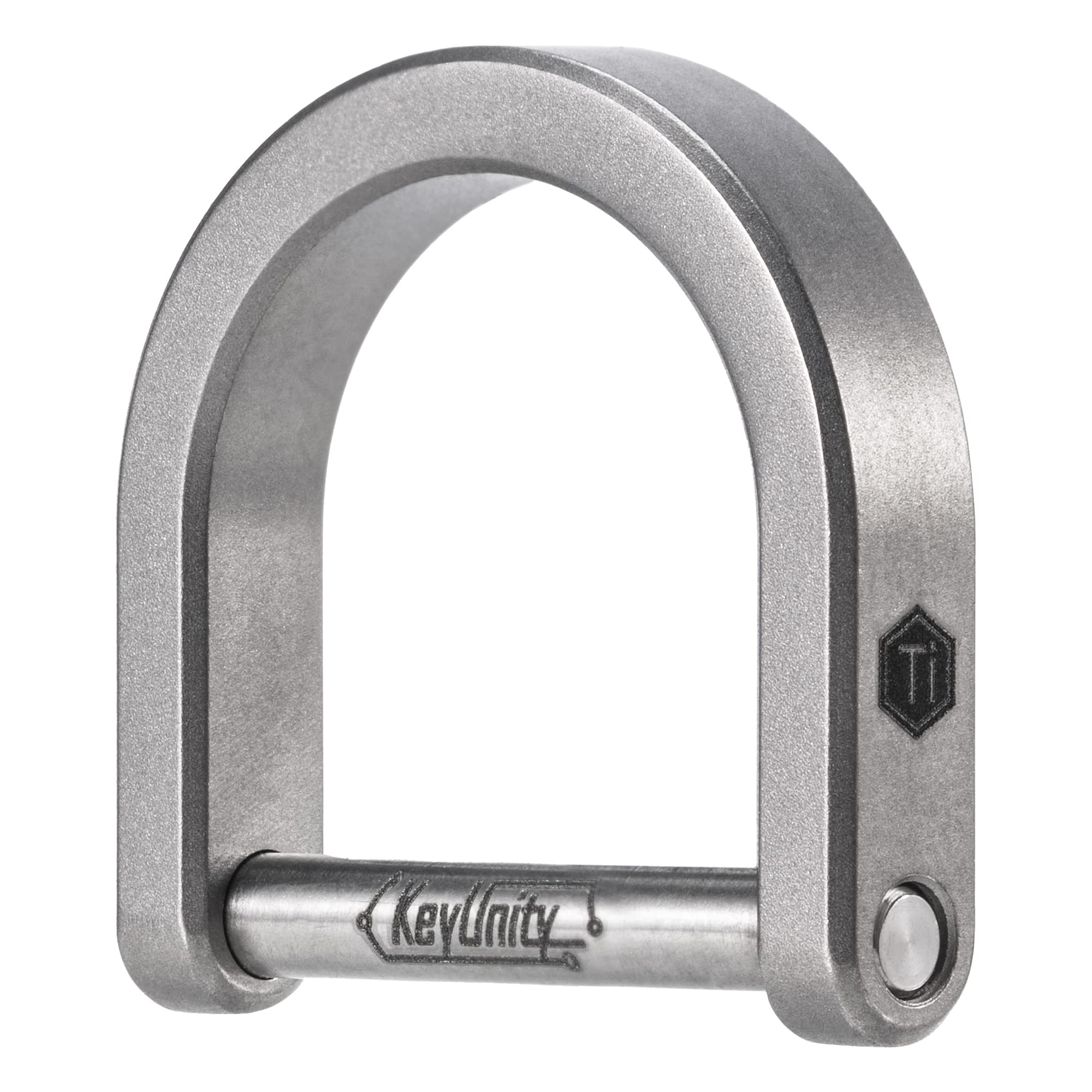 [KeyUnity] D ring screw type 17mm KA17 d ring titanium 17mm серебряный