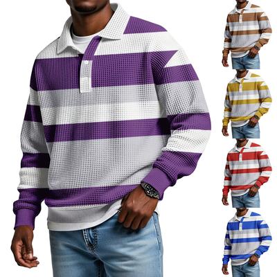Men's Casual Loose,fitting Top Button,down Collar Long Sleeves