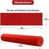 Red Carpet Runner Rug for Party and Event, Non-Slip TPR Rubber Backed Aisle Runway Red Rug for Step, Proposal & Wedding Christmas Thanksgiving