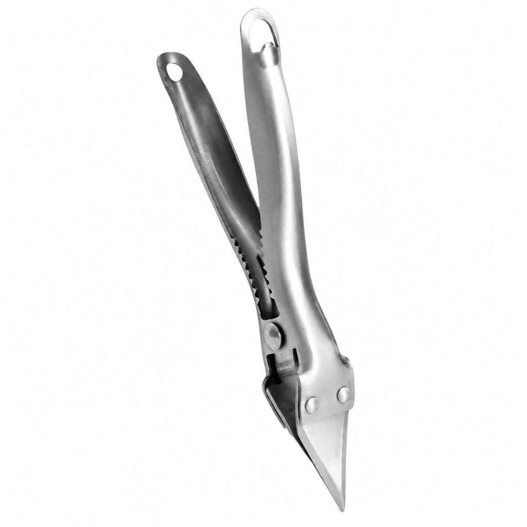 Stainless Steel Shell Opener with Hanging Hole Multifunctional Seafood Opening