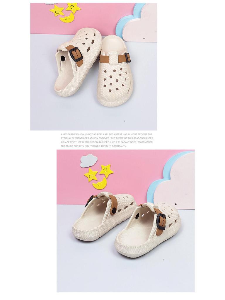 Yeni Yaz Çocuk Birkenstock Sandaletleri: Nefes Alabilir, Kaymaz, Cırt Cırtlı, Anaokulu ve Okul Kıyafetleri İçin Delikli