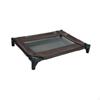 Bed PU Leather Non Slip Feet Detachable Breathable Pet Cot for Small Dogs Bedroom