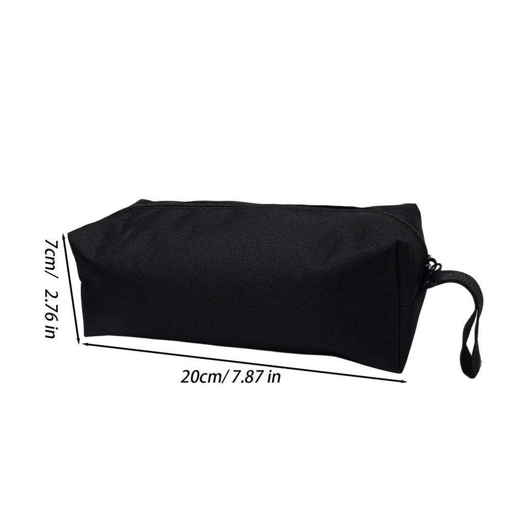 Small Canvas Cloth Hand-held Tool Bag Hardware Anti Drop Multifunctional Storage Organizing Bags Repair Kit Car Interior Storage