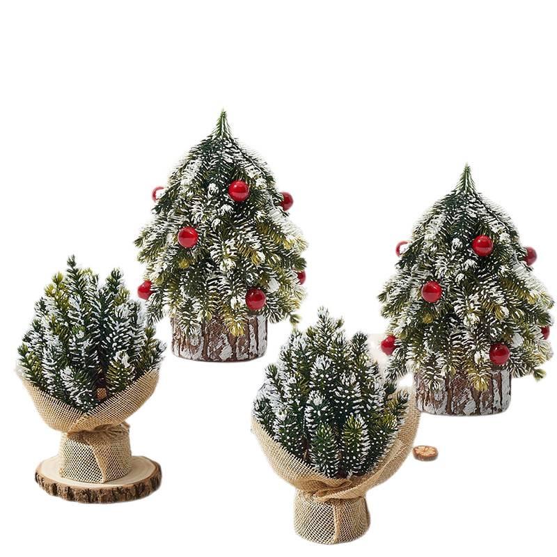 Mini Christmas Tree Ornament: Desktop Decoration & Holiday Photo Prop 2024