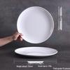 Huihuang A5 Food-Grade Melamine Shallow Round Dinner Plates