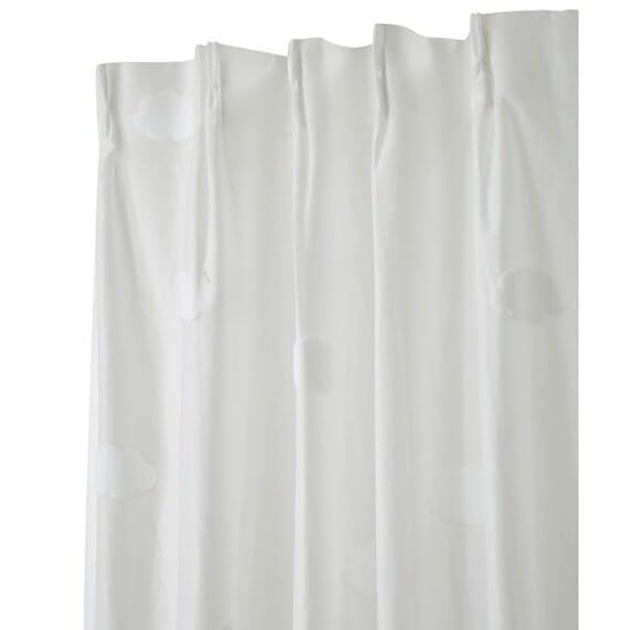 

Nitori Ruvo Lace Set of NITORI 7343601 Curtains, 100x108cm, 2, слоновая кость