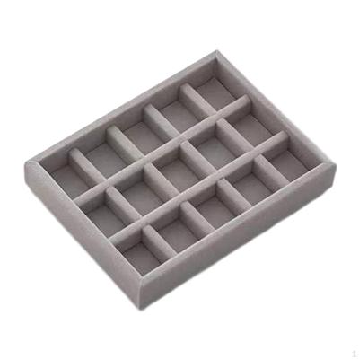 Jewelry Storage Tray Display Holder Portable Organizer Box Container for