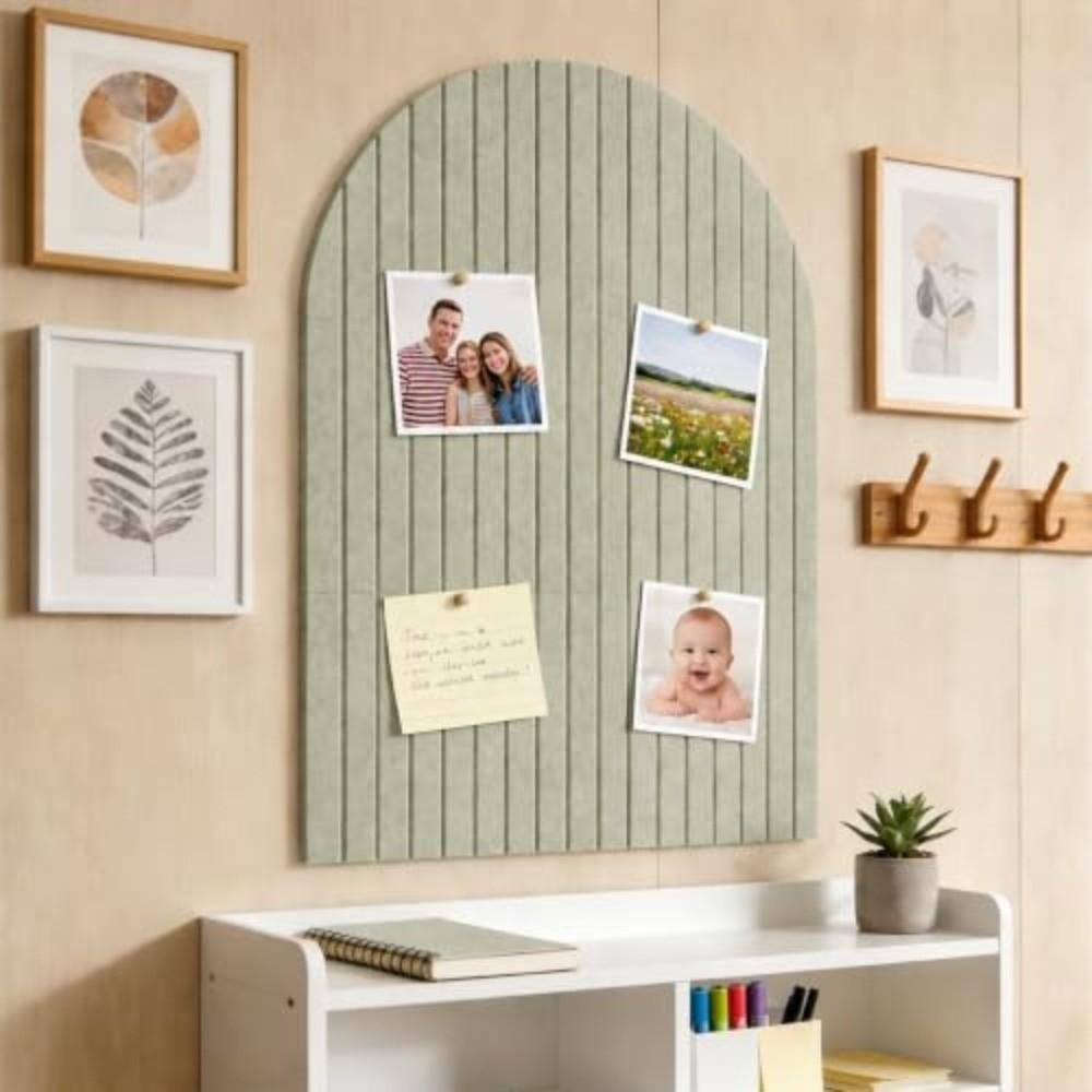 Self Adhesive Felt Acoustic Panel Vertical Stripe Photo Wall Sticker  Photo Display Background Wall