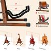 Donner DS-3 Folding Wooden A-Type Guitar Stand, Easy Installation, Stable, Compatible with Acoustic Guitar, Bass, and Banjo