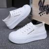 Spring Autumn Women's Canvas Shoes On Sale Walking Korean Trends 2025 Fashion High Quality Daily Routine Casual Ladies Footwear