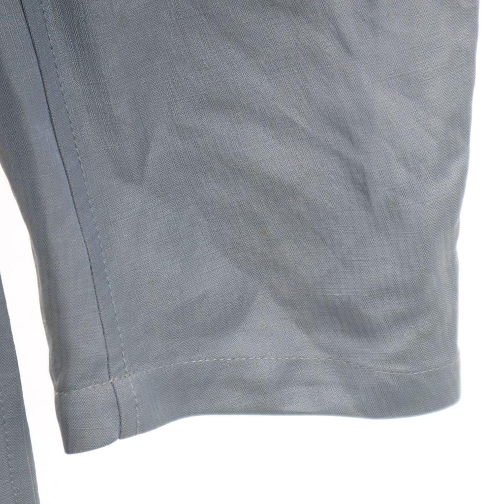 Giorgio Armani Made In Italy Linen Blend Herringbone Pattern Tailored Jacket Men's Used