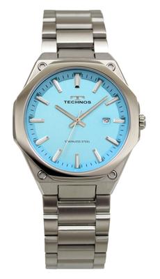 [Technos] Date Watch T9C19SI Men's Silver