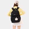 Schoolbag new student burden reduction lightweight backpack large capacity multi-compartment backpack daily photo clock in high value bag