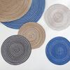 Concise Round Linen Braided Cup Coaster Heat Insulated Bowl Plate Place Mat