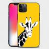 Yellow Giraffe Cute Cartoon Phone Case iphone15 14 13 12 11 Pro Max Mini X 7 8 Soft Case