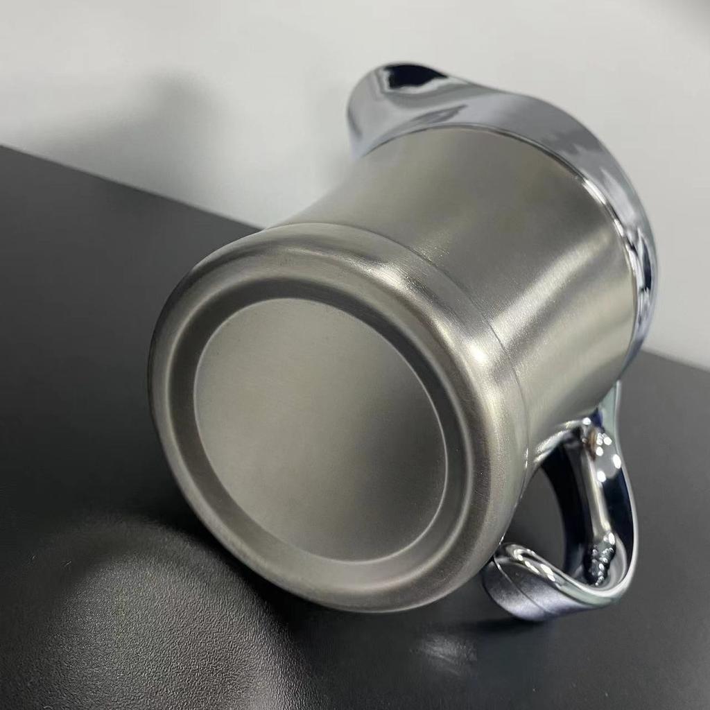 Gravy Pitcher Double Layer Stainless Steel Gravy Boat Double Insulated Sauce Container Spill Proof Insulated Gravy Pitcher