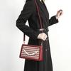 Unique and High-End Wedding Bag 2024 New Red Houndstooth French Style Bridal Bag for Women, Shoulder and Crossbody Bag