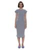 Partimento Woman Pwc Lace Trim Eyelet Midi Skirt_Melange