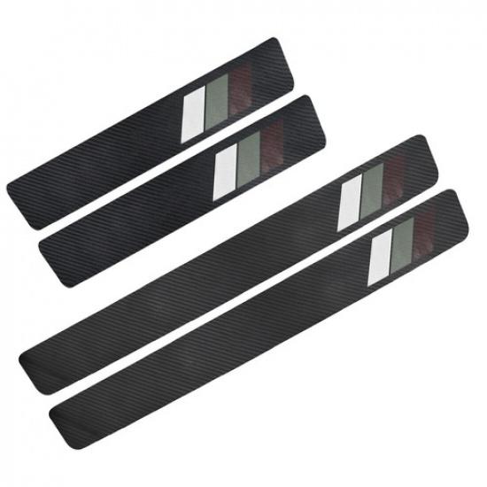 4pcs For Toyota Tacoma Cab Door Sill Plate Protector Scuffs Anti-Scratch Covers